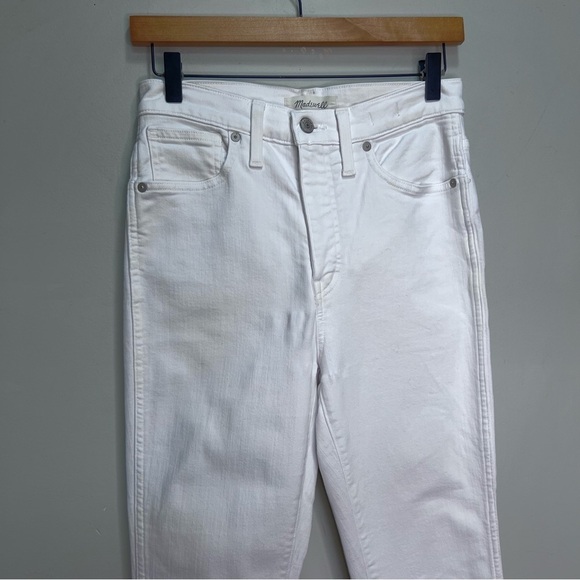 Madewell 10" High-Rise Skinny Jeans White Size 28 - Picture 7 of 13